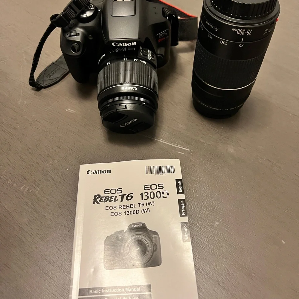 Canon EOS Rebel T6 Camera